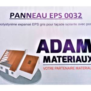 ISOLANT FACADE EPS GRIS 032 120mm Adam Materiaux/ 1m²