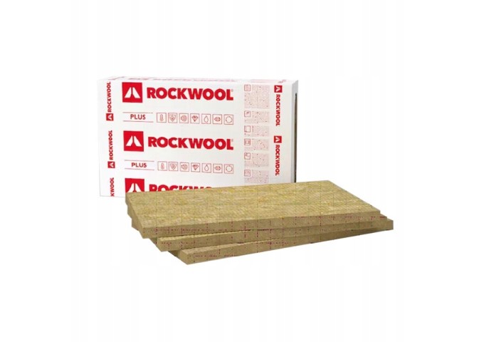 Rockwool Frontrock Plus 6cm Isolant laine de roche RIGIDE pour FACADE RF Ballot 4.2m²