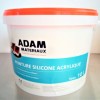 Peinture Blanche silicone.acrylique Adam Materiaux seau 10L