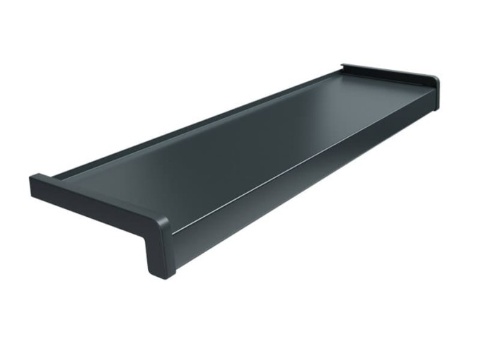 Seuil Aluminium PZA 250mm 7016 Anthracite Epaisseur 1mm pièce 6mètres