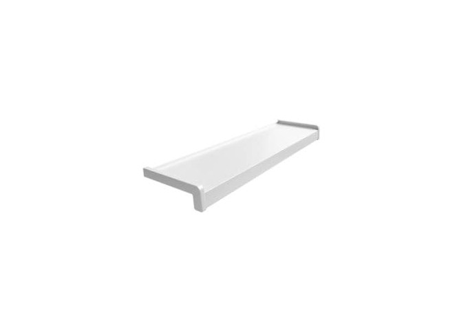 Seuil Aluminium PZA 250mm 9010 Blanc Epaisseur 1mm pièce 6mètres