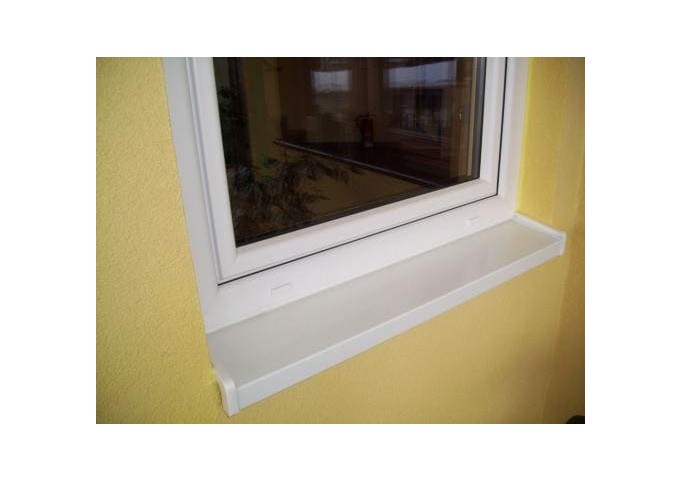 Seuil Aluminium PZA 250mm 9010 Blanc Epaisseur 1mm pièce 6mètres