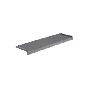 Embout-Arrêt KZ 40cm couleur 7039 gris clair pour seuil Aluminium/ paire droite et gauche
