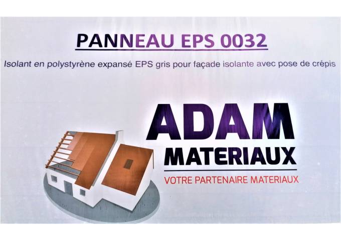 ISOLANT FACADE EPS GRIS 032 30mm Adam Materiaux ballot 10m²