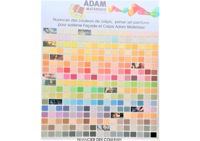 CREPIS Silicone Acrylique Adam Materiaux TO.OL018 Y 46% seau 25kg