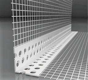 Cornière d'angle LK PVC Premium 2.5mètres + Filet 10x10cm Ballot 125mètres