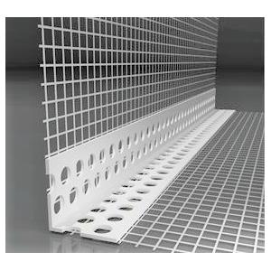 Cornière d'angle LK PVC Premium 2.5mètres + Filet 10x10cm/ Ballot 125mètres