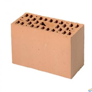 Porotherm 288x138x188mm terre cuite Lisse Thermobrick 10N Benor Wienerbergher/ pièce