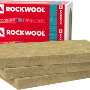 Rockwool Rockton SUPER 5cm Isolant laine de roche RIGIDE et ACOUSTIQUE en panneau RF/ ballot 7.32m²