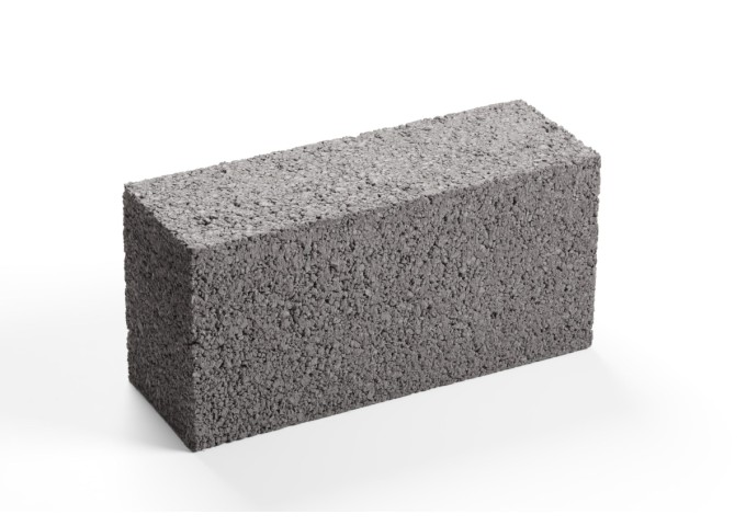 BLOC BETON 39x09x19cm PLEIN Coeck pièce 14kg