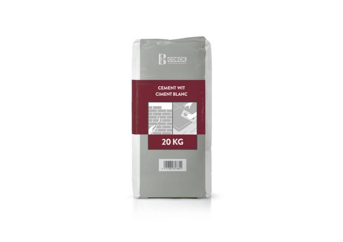 Ciment Blanc Coeck CEM II B.ll 42.5N sac 20kg