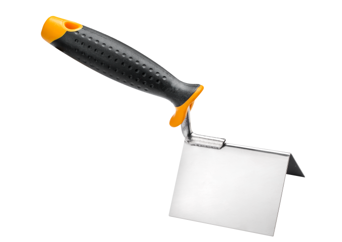 Truelle extérieur pour Façade et Plafonnage 80x60x60mm en acier Hardy 28 pièce