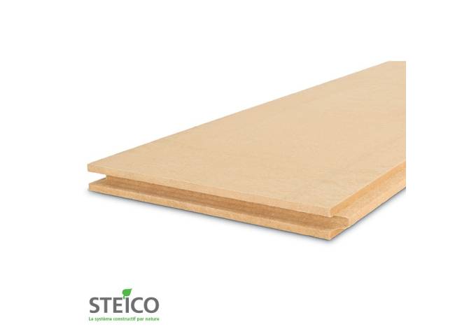 Steico Protect Dry M 10cm 1325 x 600mm RIGIDE TM panneau laine bois 0.795m2