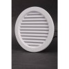 Grille ronde blanche ventilation + moustiquaire 120mm pièce