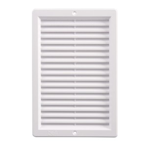 Grille ronde blanche ventilation + moustiquaire 120mm/ pièce