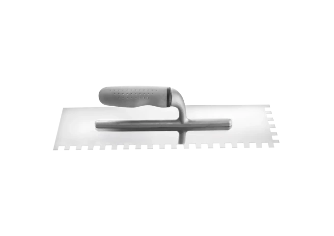 Platresse Dentelée 10x10mm en acier 380x100mm pièce