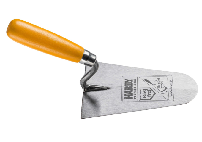 Truelle ronde pour maçon 180x110mm en acier Hardy 30 pièce