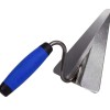 Truelle triangulaire pour maçon 160x140mm en acier 1.2mm Kubala 0813