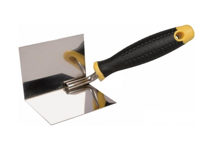 Truelle Intérieur pour Façade et Plafonnage 200x60x60mm en acier Hardy 28 pièce