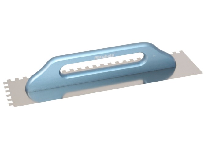 Platresse Dentelée 12x12mm en acier 480x130mm G.12 Kubala 0412 pièce