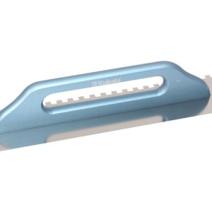 Platresse Dentelée 12x12mm en acier 480x130mm G-12 Kubala 0412/ pièce