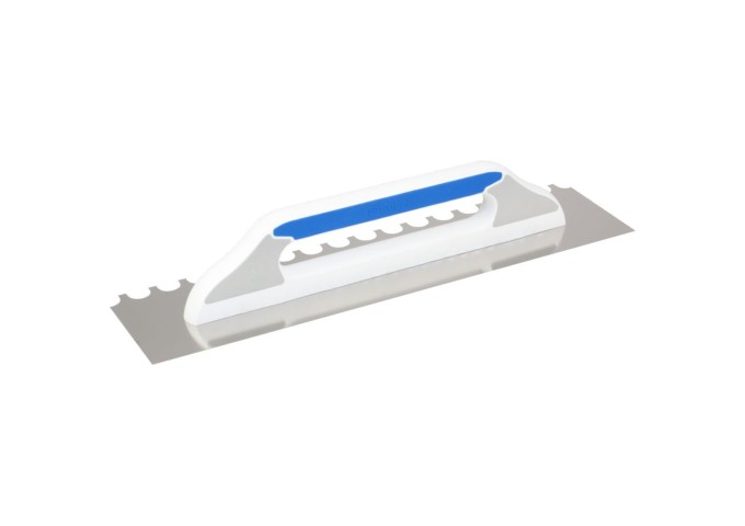 Platresse Semi.rond en acier 480x120mm pour carreleur G.12 Kubala 0257 pièce