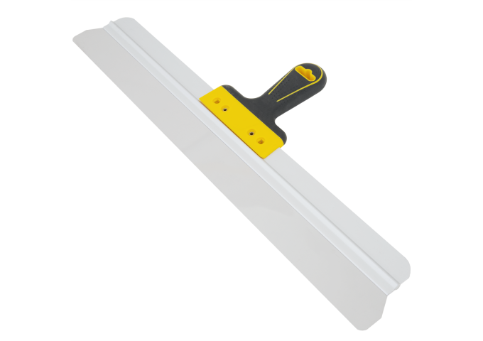 Couteau . Spatule Lisse à enduire 600x100mm en acier avec poignée en résine G.15 Hardy pièce