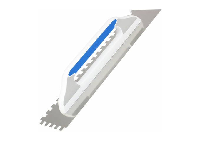 Platresse Dentelée 10x10mm en acier 480x130mm Kubala 0254 pièce