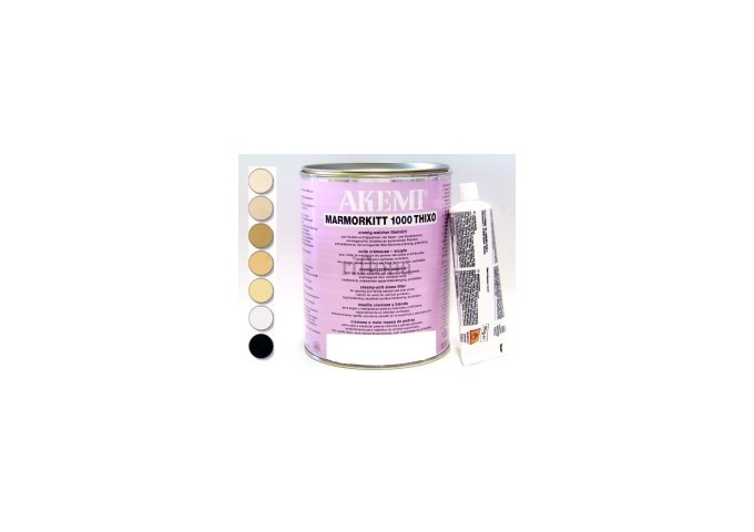Marmokritt Gris Fonce pierre bleue+ 1tube durcissseur 250Grammes