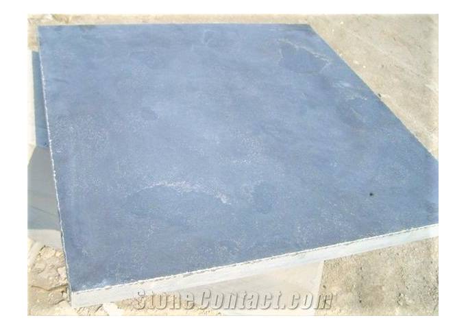 CARRELAGE 40x40x2 5cm chinois pierre bleue poncé et scié pièce