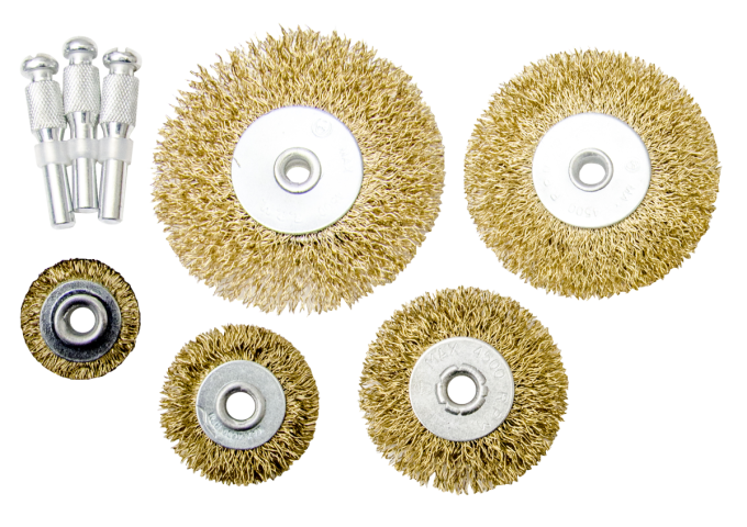 Set de 5 brosses métallique Modeco Home set de 5 pièces