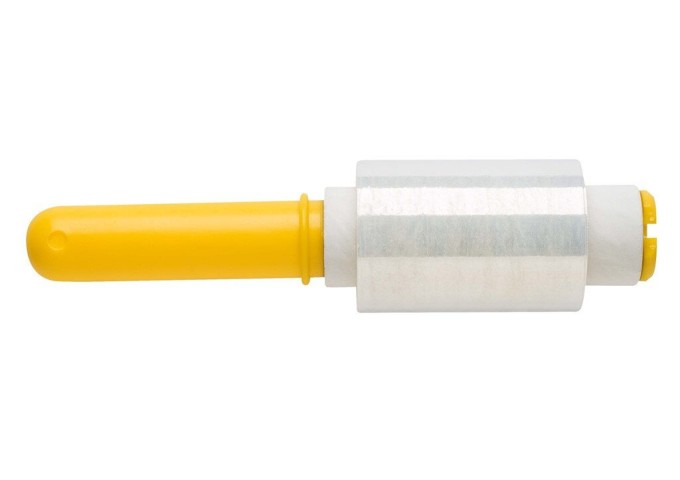 Film étirable 10cm x 120mètres avec manche en résine Rouleau 0.25kg