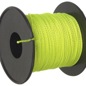 Corde de maçon 100g jaune fluo 1mm