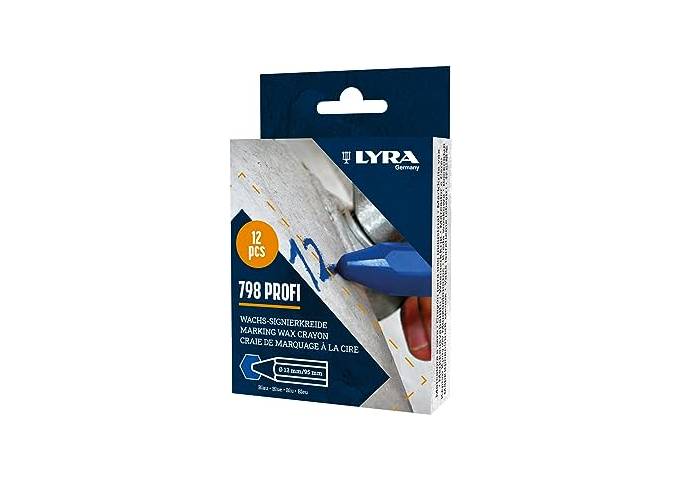 craie de cire LYRA 798 bleu 12pcs