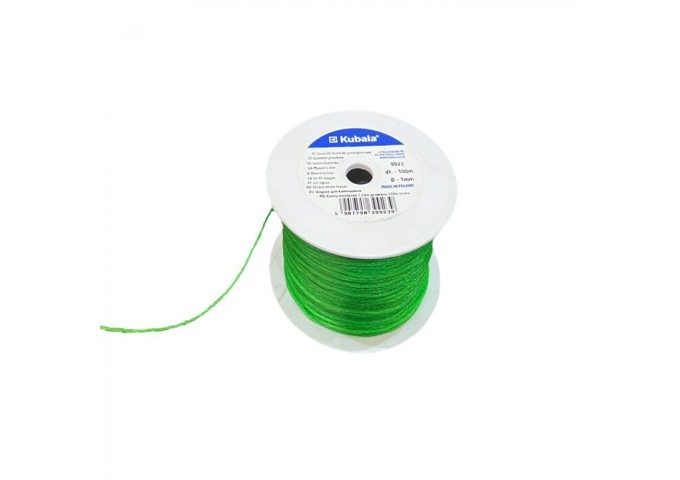 Corde de maçon 1 0mm vert 100m Kubala 9923