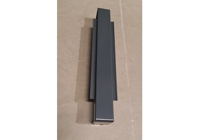 Manchon 200mm pour COUVRE MUR Aluminium 7016 brillant 1mm pièce