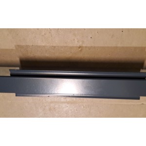 Manchon 200mm pour COUVRE MUR Aluminium 7016 brillant 1mm/ pièce