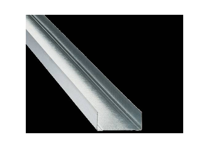 Profilé HORIZONTAL UW.75 3000x75x40mm Budmat pièce 3mètres