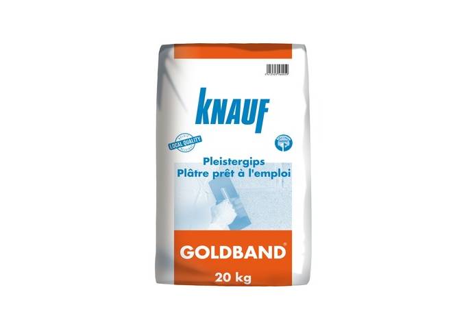 Sac plâtre Knauf Goldband sac 20Kg