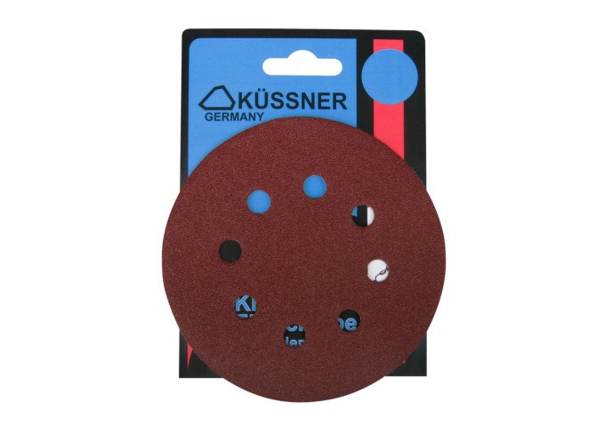 Disque de ponçage avec trous TS38R P100 Velcro diamètre 125mm Kussner 5pièces