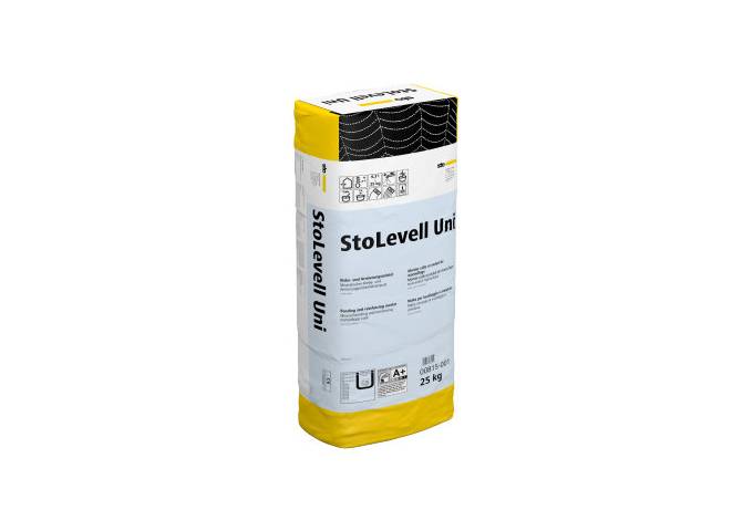 Colle Grise STOLevell UNI pour le collage et enduisage isolant EPS et Laine minérale palette 36sacs x 25Kg 900Kg