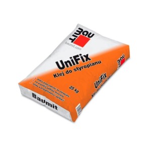 Colle Grise BAUMIT UNIFIX pour le collage isolant EPS et Laine minérale/ palette 48sacs x 25Kg= 1200Kg