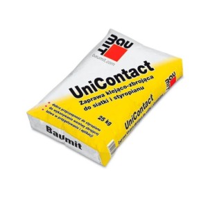 Colle Grise BAUMIT UNICONTACT pour le collage et enduisage isolant EPS/ palette 48sacs x 25Kg= 1200Kg