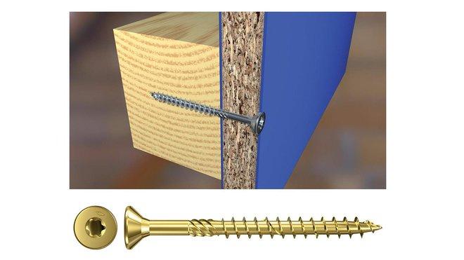 Vis à bois renforcé Torx 5x80mm TW R.TS Koelner 50pièces