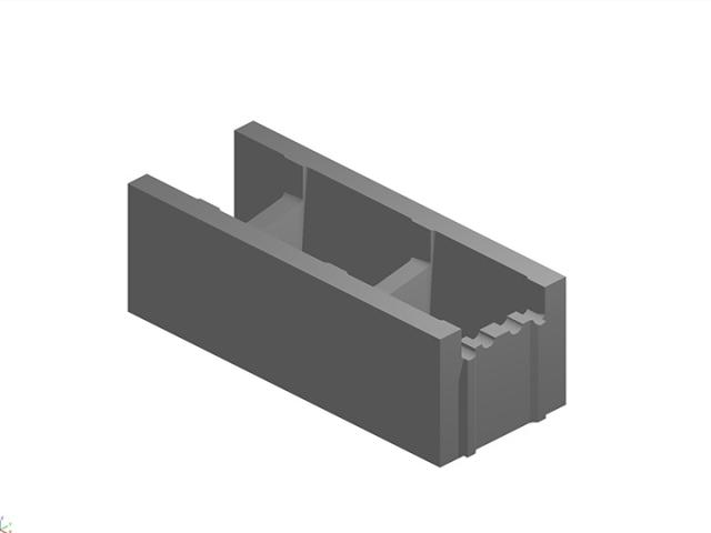 Bloc à empiler 48x19x20cm pièce