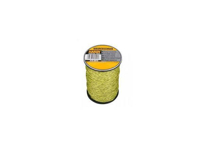 corde de maçon jaune 1.3mm x 100mètres Hardy rouleau