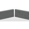 ISOLANT FACADE EPS KNAUF 15CM ETIXX GRIS 031 avec MARQUAGE pour colle et Cheville 0.72m²