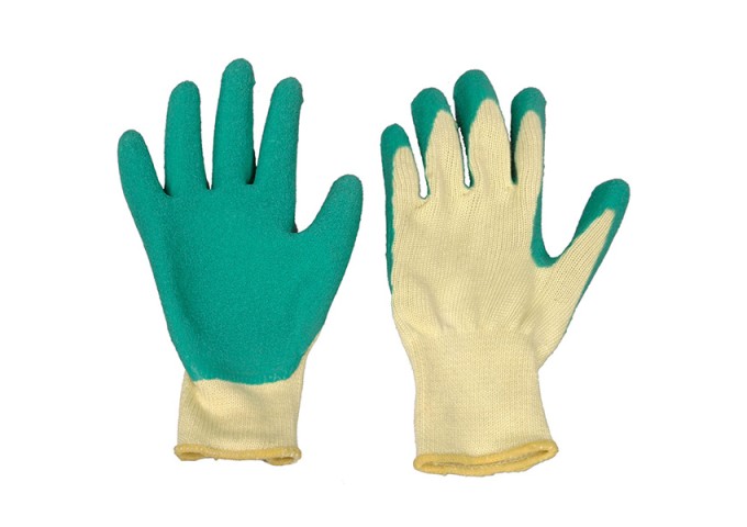 Gants enduit Latex taille XL couleur bleu Hardy paire