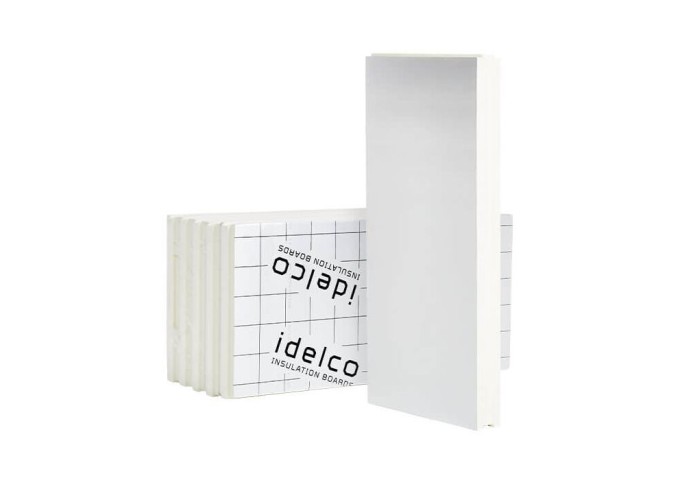 Isolant PIR IDELCO UNIVERSAL 12cm (sol.mur.toit) ALU 0022 T&M 1200x600mm pur Panneau 0.72m²