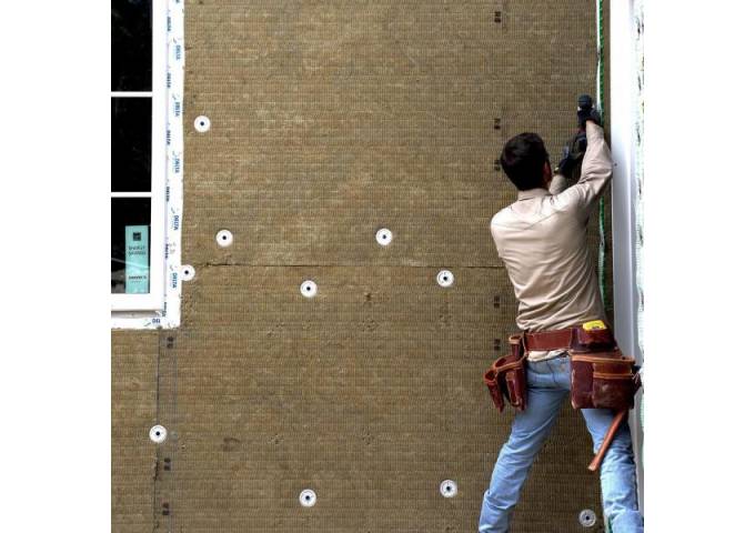 Rockwool Frontrock Plus 8cm Isolant laine de roche RIGIDE pour FACADE Ballot 3m²